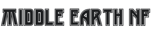 Middle Earth NF Font Preview