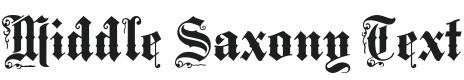 Middle Saxony Text Font Preview