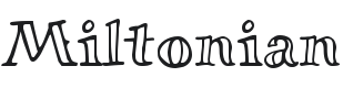 Miltonian Font Preview