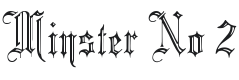 Minster No 2 Font Preview