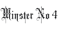 Minster No 4 Font Preview