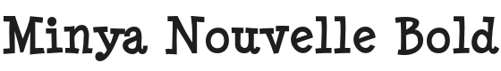 Minya Nouvelle-Bold Font Preview
