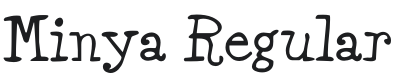 Minya Font Preview