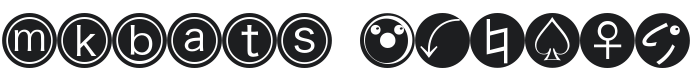 MK Bats Font Preview