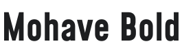 Mohave Bold Font Preview