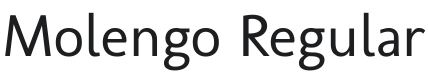 Molengo Font Preview