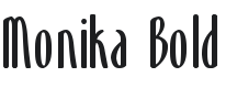 Monika Bold Font Preview