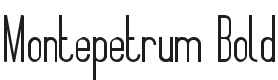 Montepetrum Bold Font Preview