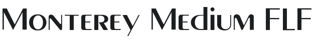 Monterey Medium FLF Font Preview