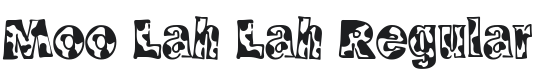 Moo Lah Lah Font Preview