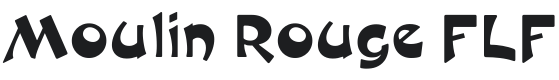 Moulin Rouge FLF Font Preview