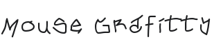 Mouse Grafitty Font Preview