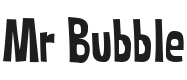 Mr Bubble Font Preview