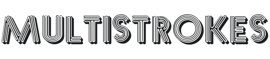 Multistrokes Font Preview