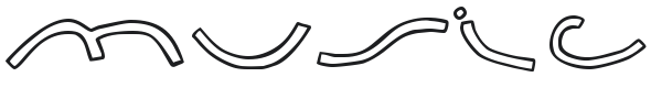 Music DBZ Font Preview