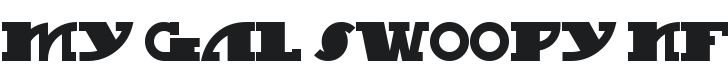 My Gal Swoopy NF Font Preview