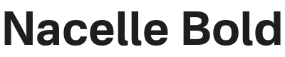Nacelle Bold Font Preview