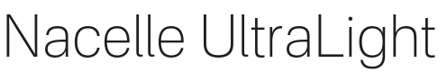Nacelle UltraLight Font Preview