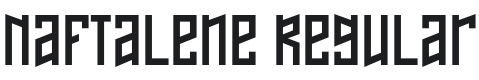 Naftalene Font Preview