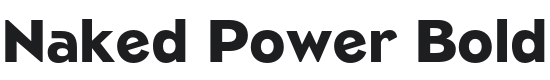 Naked Power Font Preview