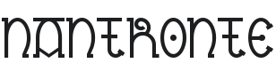 Nantronte Font Preview