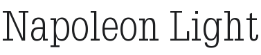 Napoleon Font Preview