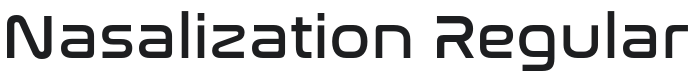 Nasalization Font Preview
