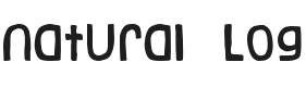 Natural Log Font Preview