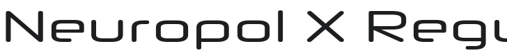 Neuropol X Regular Font Preview