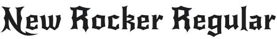 New Rocker Font Preview