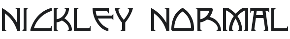 Nickley Font Preview