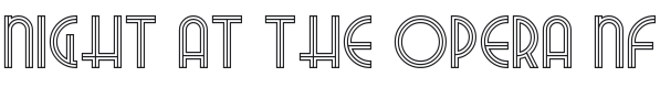 Night At The Opera NF Font Preview