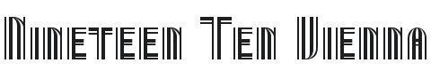 Nineteen Ten Vienna Font Preview