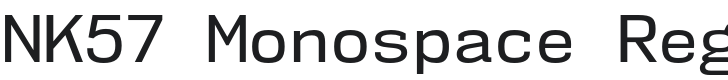 NK57 Monospace Font Preview