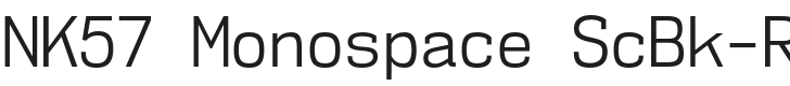 NK57 Monospace ScBk-Regular Font Preview