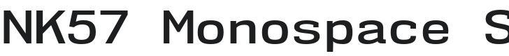 NK57 Monospace SeSb-Regular Font Preview