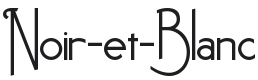 Noir-et-Blanc Font Preview