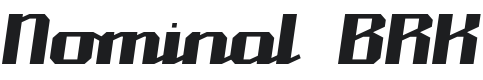 Nominal Font Preview