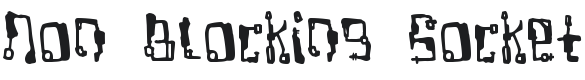Non Blocking Socket Font Preview