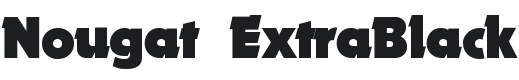 Nougat Font Preview