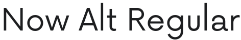Now Alt Font Preview