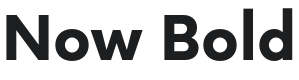 Now Bold Font Preview