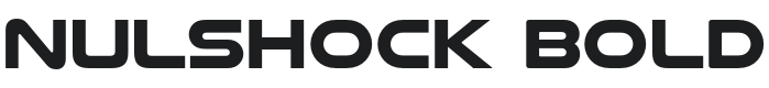 Nulshock Font Preview