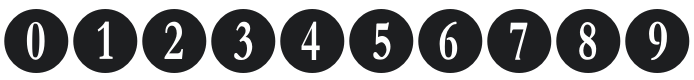 Numberpile Font Preview
