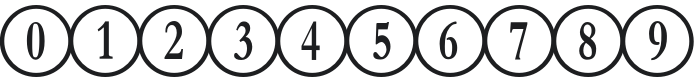 Numberpile Reversed-Regular Font Preview