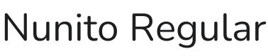 Nunito Font Preview