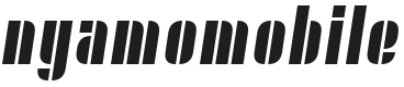 Nyamomobile Font Preview
