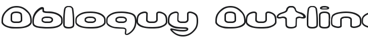 Obloquy Outline (BRK) Font Preview