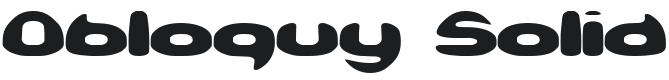 Obloquy Font Preview