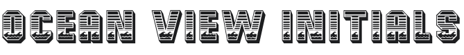 Ocean View Font Preview